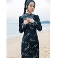 Load image into Gallery viewer, [Da Qinglong Shu Series] ★Chinese style dress★ Chinese clothes, floral pattern, improved cheongsam dress, slimming wear, photo shoot, party
