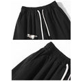 Load image into Gallery viewer, [BIGEMAN Series] ★Shorts★Bottoms Short Length Pants Unisex Men's Large Size Switching Black Black
