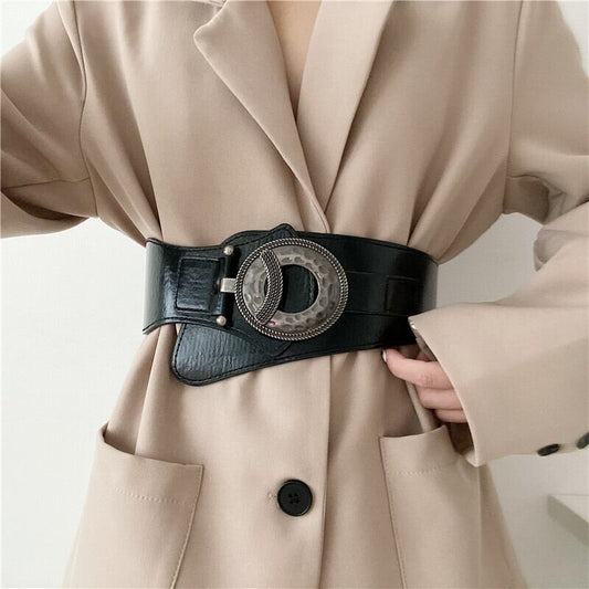 [Yuwei Series]★Belt★ 4color Accessories Small items Easy to match Retro Black Orange Red Brown