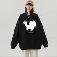 Load image into Gallery viewer, [WRZB series] ★Tops★ 5 colors Cartoon Cat Unisex Men's White Black Red Apricot Coffee color
