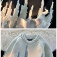 Load image into Gallery viewer, [Baraba Series] ★Sweater★ 2color Tops Unisex Men's Black Blue ML XL 2XL Easy to match
