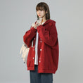 Load image into Gallery viewer, [Fujiiman Series]★Outer★ Parka 3color Unisex Men's Wine Red Black White
