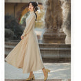 Load image into Gallery viewer, [Mrs. Sion Series] ★China style dress★ 3color stand neck gentle cute beige black red
