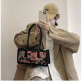 Load image into Gallery viewer, [DAZE & ERPANG series] ★Bag★ Oil painting style floral pattern cute date commuting OL office rectangle improves temperament
