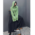 Load image into Gallery viewer, [Daiseiryusu Series]★China style hoodie★ Tops 2 colors, short length, Chinese buttons, hooded, green black
