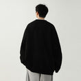 Load image into Gallery viewer, [BIGEMAN Series] ★Tops★ 2color Unisex Men's Large Size Faux Layered Black Coffee Color
