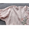 Load image into Gallery viewer, [Qing Series]★China style tops★ 4color shirt, summer clothes, spring clothes, embroidery, long sleeve shirt, improves temperament, cute
