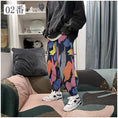 Load image into Gallery viewer, [GANGSHAO Series]★Pants★ 2color Casual Pants Graffiti Large Size Unisex Men's Fashion
