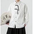 Load image into Gallery viewer, [JUNYI Series]★China style shirt★ Tops 3color Unisex Men's Large size Red Navy White
