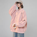 Load image into Gallery viewer, [Fujiiman Series]★Jacket★ 2color Outerwear Unisex Men's Fashion Pink Black ML XL 2XL
