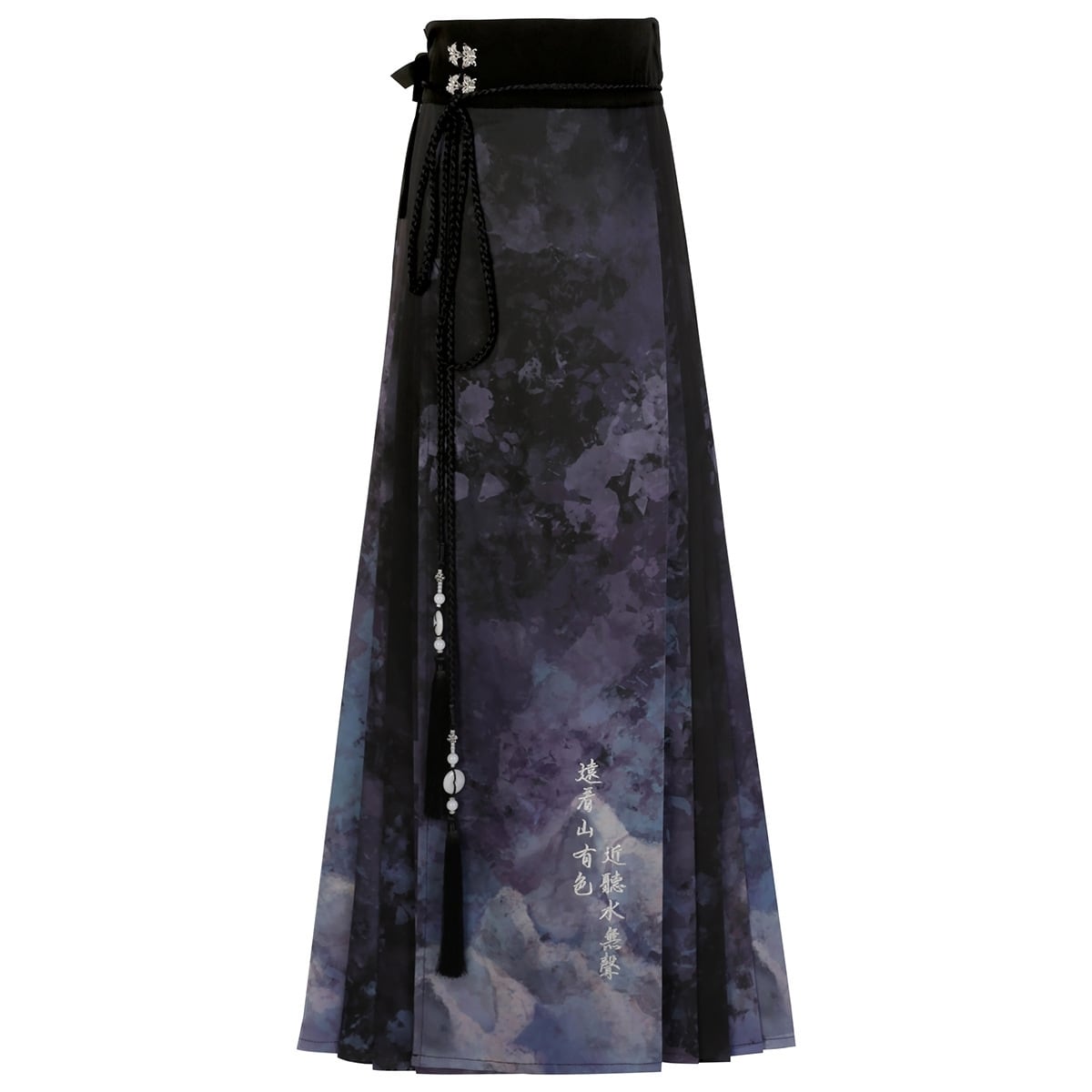 [Dust Smoke Cloud Dream---Picture Series]★China style skirt★Maki skirt, Chinese clothing, ink pattern, long length, original, cute, Hanfu skirt