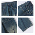 Load image into Gallery viewer, [BIGEMAN series] ★Denim pants★ Bottoms pants men's large size gradation blue blue
