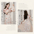 Load image into Gallery viewer, [Nan Kemu Series]★China style dress★ Crane dress Coming of age ceremony Girls' night out Date Floral pattern Short sleeve dress Summer clothes
