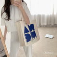 Load image into Gallery viewer, [Andcici series] ★Bag★ 5color tote bag canvas large capacity date commuting to school alphabet
