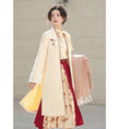 Load image into Gallery viewer, [Dust Smoke Cloud Dream---Fragrance Series] ★China style skirt★ Bottoms with belt Switching Floral pattern Red Red SML
