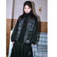 Load image into Gallery viewer, [Kokaisha---Gold Series] ★China style tops★ Sweater Thick and warm High neck Black Black
