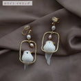 Load image into Gallery viewer, [SUZEE Series] ★Earrings★ 4color White Yellow Pink Blue Earrings or Earrings Pair Animal Bird Bird Cute
