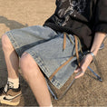 Load image into Gallery viewer, [QISHE Series] ★Shorts★ Denim pants 2color Casual Unisex Men's Simple Easy to match
