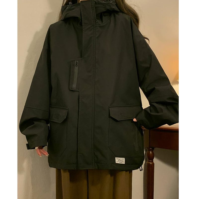 [BENGE Series]★Jacket★ 3color Outerwear Unisex Men's Casual Apricot Black Green