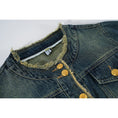 Load image into Gallery viewer, [Mage Designer Series]★Jacket★ Denim jacket outerwear fashion easy to match Blue Blue
