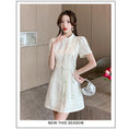 Load image into Gallery viewer, [LINXIAOXIAN series] ★China style dress★ 2color improved cheongsam dress cute short sleeve summer clothes
