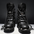 Load image into Gallery viewer, [Shiodong Series] ★Boots★ Martin Shoes Fashion Men's Size 39-46 Thick Black Easy to match
