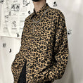 Load image into Gallery viewer, [MGJM Series]★Leopard print shirt★ Tops, long sleeve shirt, unisex, men's leopard print, easy to match, fashion
