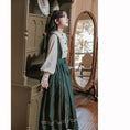 Load image into Gallery viewer, [QLD Series]★Dress★ Fake layered dress Improves temperament Green Green SML XL Cute
