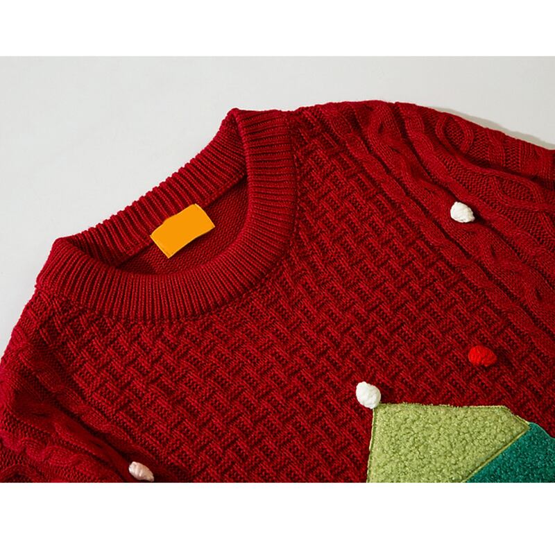 [51XIHA Series]★Sweater★ 3color Tops Christmas New Year Unisex Men's Red Black White