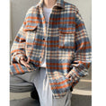 Load image into Gallery viewer, [PPG Series] ★Outer★ 2color Jacket Shirt Outer Unisex Men's Plaid Pattern Rasha
