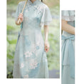 Load image into Gallery viewer, [Kaede bamboo --- Aoni series] ★Chinese style dress★ Hanfu dress, Chinese clothes, cute print, improves temperament
