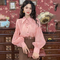 Load image into Gallery viewer, [Misslin Fashion Series]★Setup Single Order★ Shirt or Skirt Pink Coffee Color Retro Date
