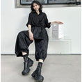 Load image into Gallery viewer, [YIDAO Series] ★China style trousers★ Daily wear, Chinese clothes, black, easy to match, nine-quarter length, summer clothes, loose-fitting
