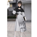 Load image into Gallery viewer, [Kaede bamboo --- Seinenyu series] ★Chinese style dress★ Fake layered Chinese clothing cute print retro
