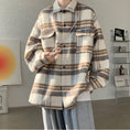 Load image into Gallery viewer, [PPG Series]★Outerwear★ 2color Jacket Unisex Men's Plaid Lasha Casual ML XL 2XL
