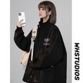 Load image into Gallery viewer, [Fujiiman Series] ★Jacket★ 2color Tops Outerwear Unisex Men's Large Size Black Beige
