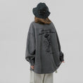 Load image into Gallery viewer, [Fujiiman Series]★Shirt★ 4color Tops Long Sleeve Shirt Unisex Men's Black Gray Pink Red
