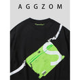 Gallery viewerに画像を読み込む, 【AGGZOMシリーズ】★Tシャツ★ 2color トップス 半袖Tシャツ 男女兼用 メンズ おもしろ コットン 黒 白
