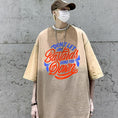 Gallery viewerに画像を読み込む, 【KCSJシリーズ】★半袖Tシャツ★ レトロ風 5color トップス Tシャツ 男女兼用 メンズ 大きいサイズ  アルファベット
