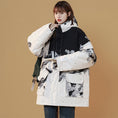 Load image into Gallery viewer, [Mengba Series] ★Winter Coat★ 2color Thick Warm Snowy Mountain Unisex Men's Casual Black White
