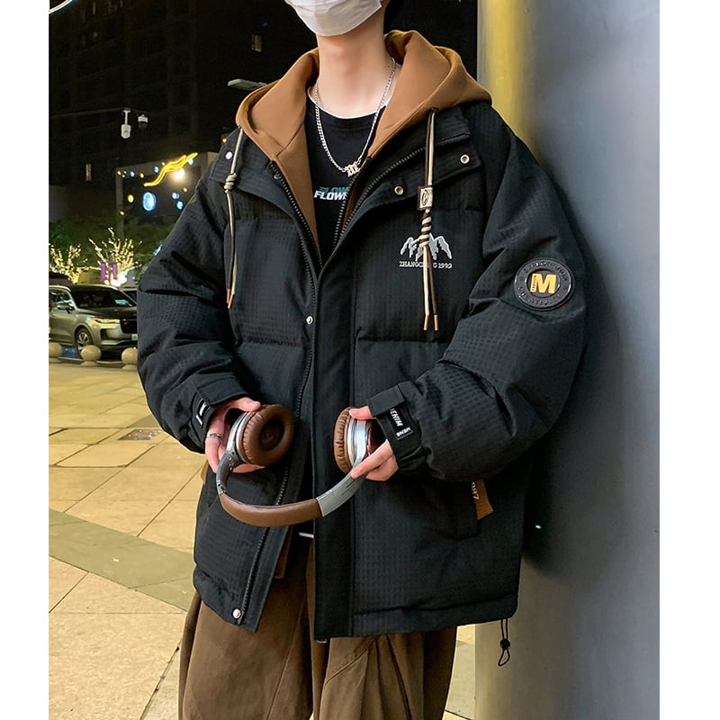 [ZBH Series]★Down Coat★ 5color 90% Down Casual Winter Coat Warm Thick Unisex Men's Large Size