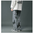 Load image into Gallery viewer, [Snow Qiongsi Series]★Denim Pants★ 2color Bottoms Pants Unisex Men's Butterfly Print Unique Black Blue
