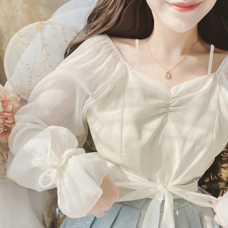 [LAOPAO Princess Series] ★Chinese style dress★ Hanfu dress Switching Princess Daughter White White