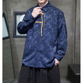 Load image into Gallery viewer, [JUNYI Series]★China style shirt★ Tops 3color Unisex Men's Large size Red Navy White
