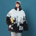 Load image into Gallery viewer, [Mengba Series] ★Winter Coat★ 2color Thick Warm Snowy Mountain Unisex Men's Casual Black White
