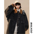 Load image into Gallery viewer, [FKZ Series]★Jacket★ 2color outer denim jacket unisex men's jeans color scheme blue black
