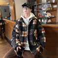 Load image into Gallery viewer, [Leonbinno Series]★Coat★ 2color Outerwear Unisex Men's Large Size Plaid Pattern
