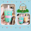 Load image into Gallery viewer, [MEIMEI Series]★Keychain★ 4color Orange or Pink or Beige or Blue Tapioca Milk Tea
