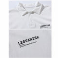 Load image into Gallery viewer, [BIGEMAN Series]★T-shirt★ Tops 2color Unisex Men's Large Size POLO Neck White Black
