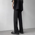 Load image into Gallery viewer, [YOULIN Series]★China-style pants★Casual pants, unisex, men's, cool, unique, black, Chinese buttons
